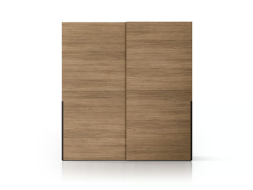 EGO SLIDING - Sectional wooden wardrobe with sliding doors by Santalucia Mobili - view 2